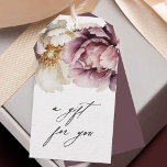 Rustic Abundance Floral Gift for You Gift Tags<br><div class="desc">Pamper your guest with gifts and takeaways adorned with a beautifully feminine gift tag. Elegant handwritten script spells out "a gift for you" in lovely style.  You'll want to keep a supply of these tags on hand for special occasions as well as parties.</div>