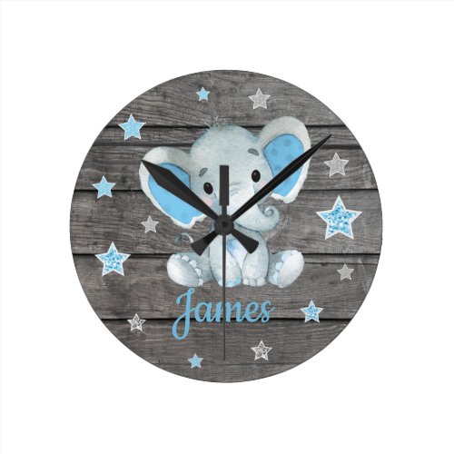Rustic Acrylic Wall Clock, Round, Medium Round Clock