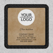 Rustic Add your Logo Custom Text Company Promotion Patch (Front)