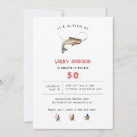Rustic Adult Fishing themed Birthday Party