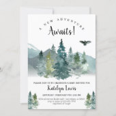 Rustic Adventure Baby Shower Invitation (Front)