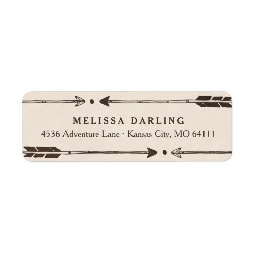 Rustic Adventure Themed Address Labels