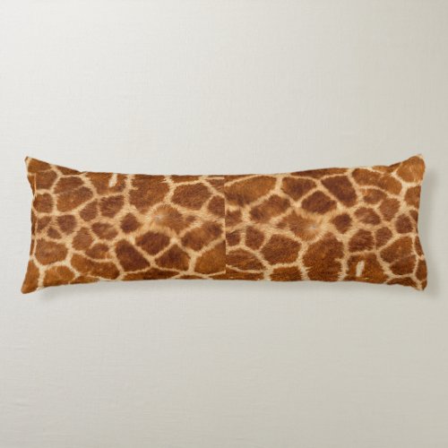 rustic african fashion safari animal giraffe print body pillow
