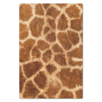 Rustic African Fashion Safari Animal Giraffe Print Tissue Paper by WhenWestMeetEast at Zazzle