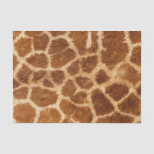 rustic african fashion safari animal giraffe print tissue paper