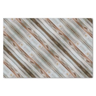 Rustic Aged Wood Brown and Gray