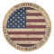 Rustic American Flag Patriotic Return Address