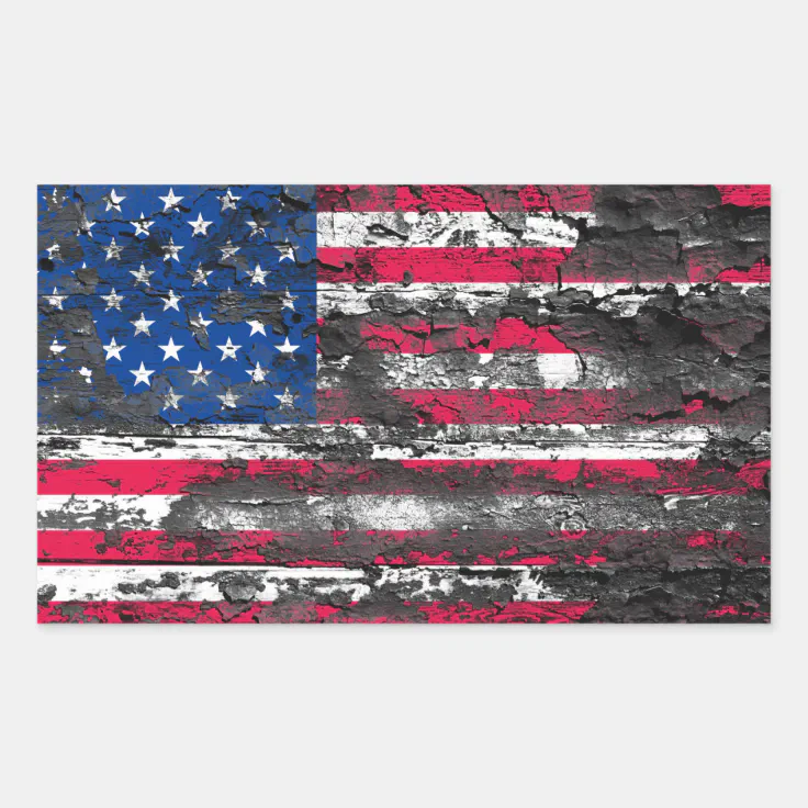 Rustic Massachusetts State Flag Distressed USA Metal Rectangle Lapel Hat Pin Tie Tack Pinback