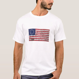 Rustic American Flag With 13 Stars T Shirt Rustic American Flag With 13 Stars T Shirt