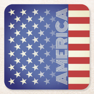 Rustic American themed coasters