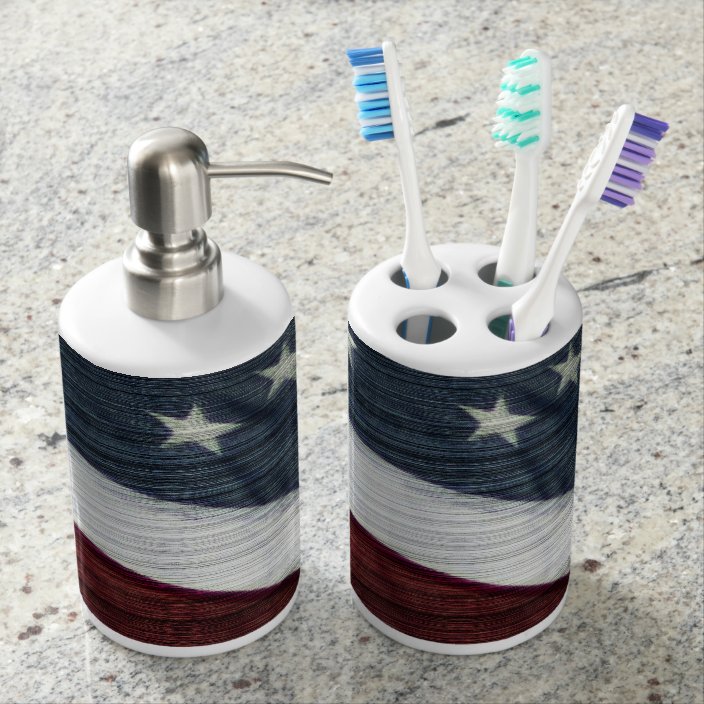 Rustic Americana Bathroom Set Zazzle Rustic Americana Bathroom Set Zazzle