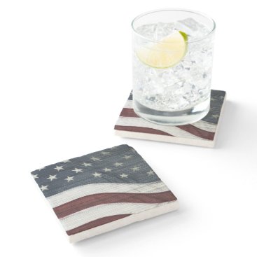 Rustic Americana Stone Coaster Rustic Americana Stone Coaster