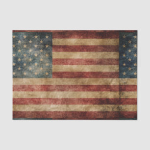 rustic americana,usa flag,grunge,vintage,tradition tissue paper