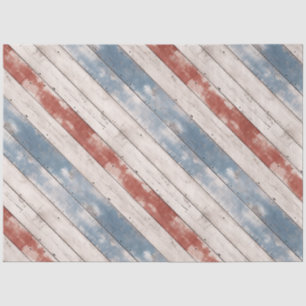 Rustic Americana Wood Plank Tissue Paper