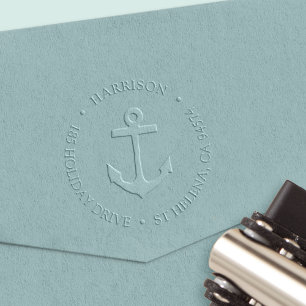 Rustic Anchor Return Address Embosser