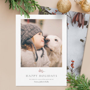 Rustic and Minimalist Christmas Holiday card