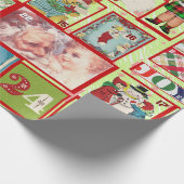 Rustic and Retro Advent Calendar Wrapping Paper (Corner)