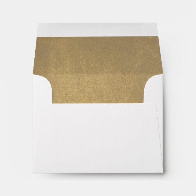 Rustic and Vintage Old Grunge Wedding RSVP Envelope (Back (Bottom))