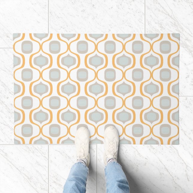 Rustic Angles: Farmhouse Geometric Shades Doormat (Indoor)