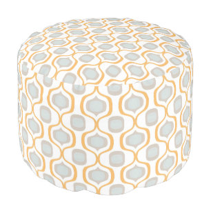Rustic Angles: Farmhouse Geometric Shades Pouf
