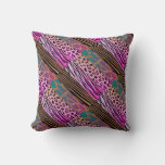 Rustic Animal  Patchwork Zebra Stripe Pillow