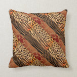 Rustic Animal  Patchwork Zebra Stripe Pillow
