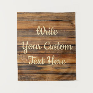 Rustic Anniversary Party Photo Booth Backdrop Wood