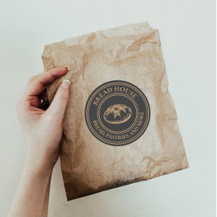 Rustic Anthrazit Bakery Baked Goods Bread Sticker