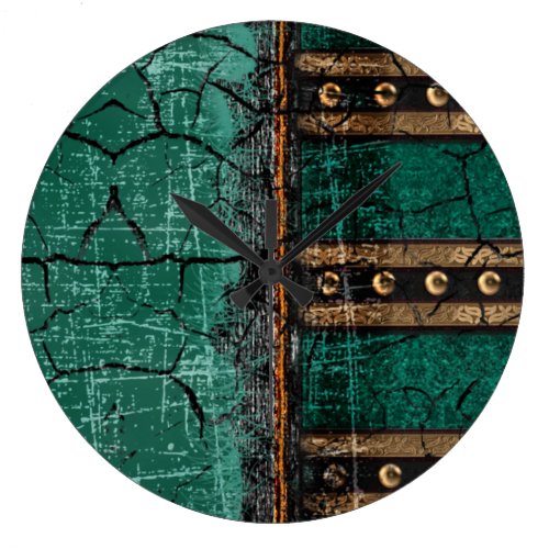 Rustic Antique Ancient Renaissance Tome 1 Large Clock