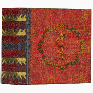 Rustic Antique Ancient Renaissance Tome 3 Ring Binder