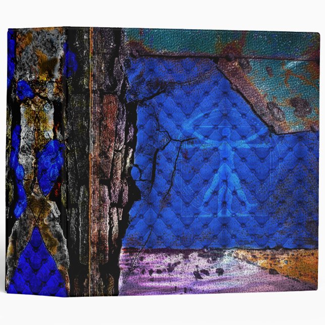 Rustic Antique Ancient Renaissance Tome 5 3 Ring Binder (Front/Spine)