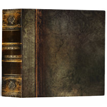 Rustic Antique Ancient Tome Faux Brown Leather 3 Ring Binder Rustic Antique Ancient Tome Faux Brown Leather 3 Ring Binder