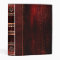Rustic Antique Ancient Tome Faux Red Leather