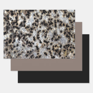Rustic Antique Cheetah print design Wrapping Paper Sheets