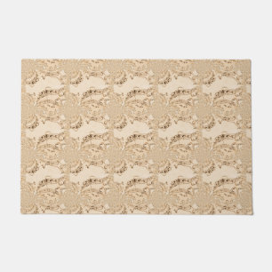 Rustic Antique Musical Notes Doormat