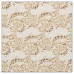 Rustic Antique Musical Notes Fabric