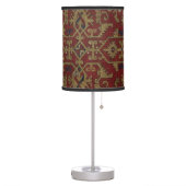 Rustic Antique Oriental Persian Red Pattern  Table Lamp (Left)
