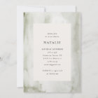 Rustic antler and foliage bridal shower invitation
