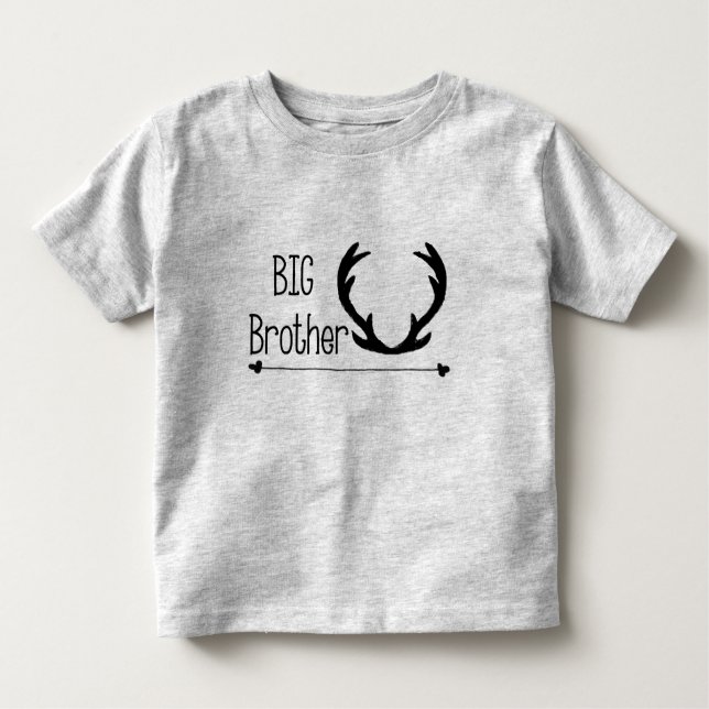 Rustic Antler Big Brother Shirt (Front)