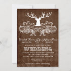 Rustic Antler Deer Winter Woodland wedding