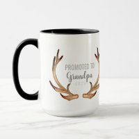 Rustic Antler & Greenery Promoted to Grandpa