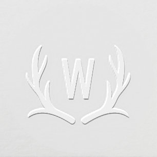 Rustic Antlers Monogram Embosser