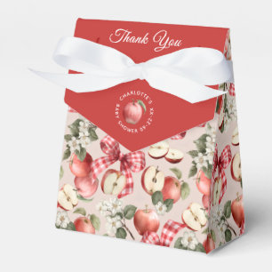 Rustic Apple Baby Shower Favor Bags Boxes
