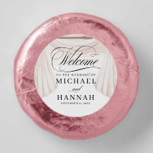 Rustic Arch Vintage Rose Wedding Welcome