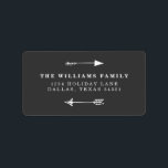 Rustic Arrow Label<br><div class="desc">Modern chalkboard style arrow illustration that can be personalized with your return address.</div>