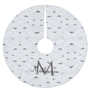 Rustic Asp Rustic Aspen Bark Christmas tree Skirts