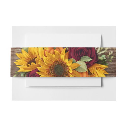 Rustic Autum Floral Belly Band 
