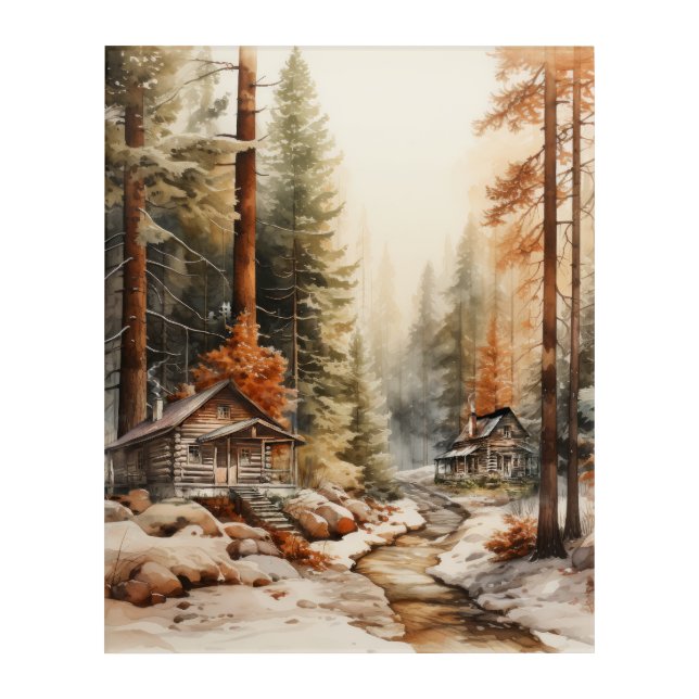 Rustic Autumn Acrylic Print (Front)