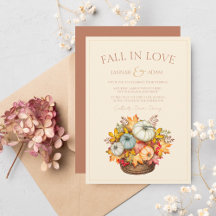 Rustic Autumn Basket Pumpkin Wedding