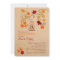 Rustic Autumn Birdcage Bridal Shower Invitation